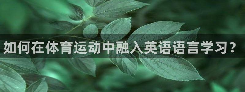 如何在体育运动中融入英语语言学习？